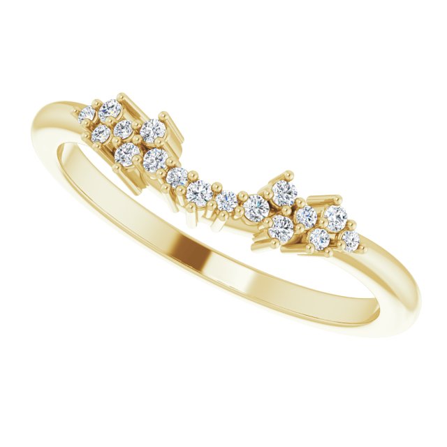 Diamond Accent Ring in Yellow Gold