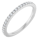 White Gold Diamond Band