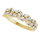 Garland Diamond Band in Ring Gold