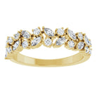 Garland Diamond Band in Yellow Gold