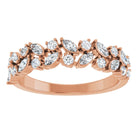 Garland Diamond Band in Rose Gold