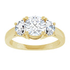 14K Yellow 6.5 mm Round Engagement Ring Mounting