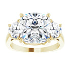 14K Yellow 10 mm Cushion Engagement Ring Mounting