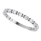 White Gold Diamond Anniversary Ring