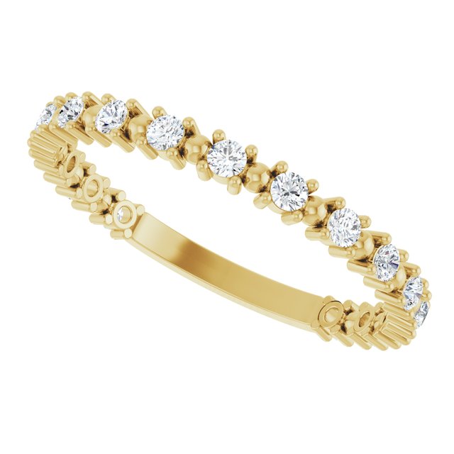 Yellow Gold Diamond Anniversary Band