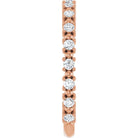 Rose Gold Diamond Wedding Ring