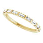 Yellow Gold Baguette Anniversary Band