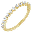 Yellow Gold Minimalist Diamond Band