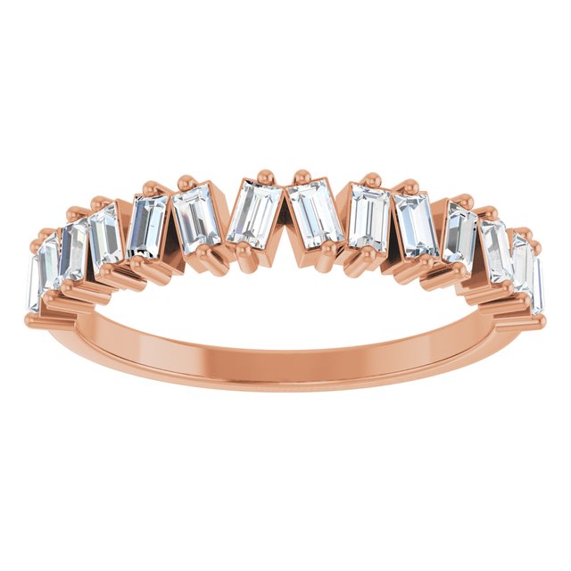 Rose Gold Diamond Wedding Ring