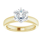 14K yellow/white gold 1 1/2 CT Round Diamond Egagement Ring Setting