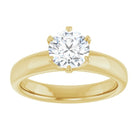 14K yellow gold 1 CT Round Diamond Egagement Ring Setting