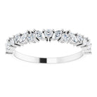 White Gold Nouveau Diamond Wedding Band