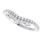 White Gold Diamond Crown Wedding Band