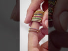 Gemstone Stackable Bands